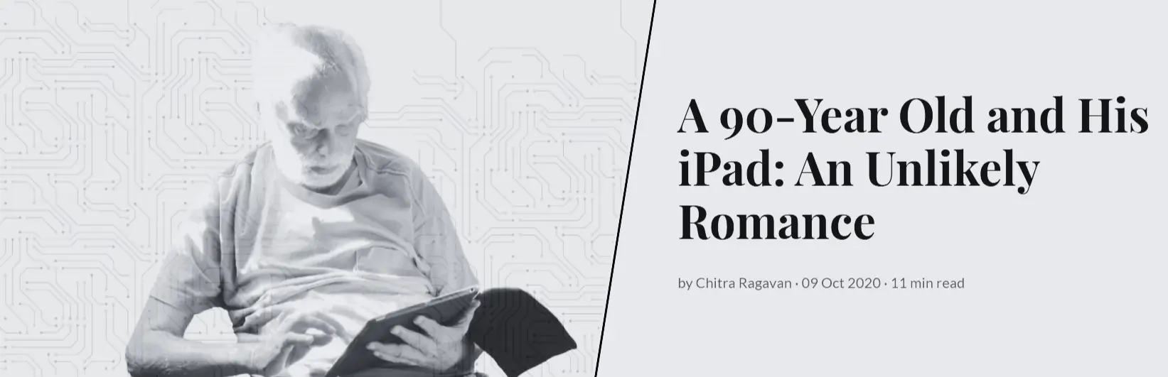 A 90-Year Old and His iPad: An Unlikely Romance